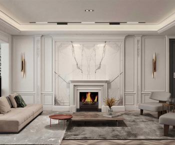 Modern A Living Room-ID:400487902