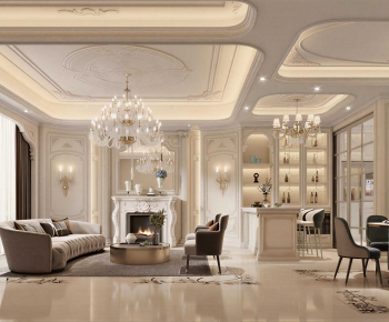 European Style A Living Room-ID:592962037