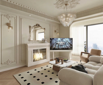 French Style A Living Room-ID:356543061