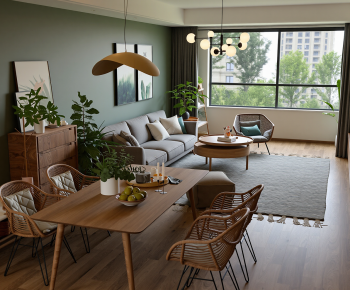 Nordic Style A Living Room-ID:278450015