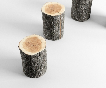 Wabi-sabi Style Stool-ID:303541905