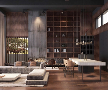 Modern A Living Room-ID:702869998