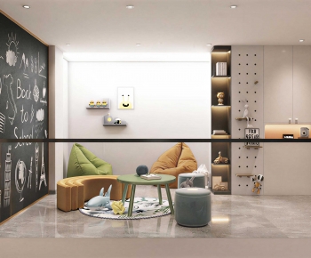 Modern Children's Room Activity Room-ID:128279925