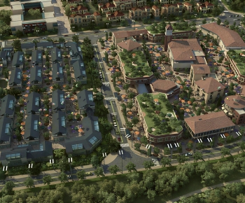 Modern Architectural Bird's-eye View Planning-ID:177578953