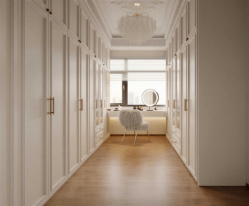 French Style Clothes Storage Area-ID:874809983