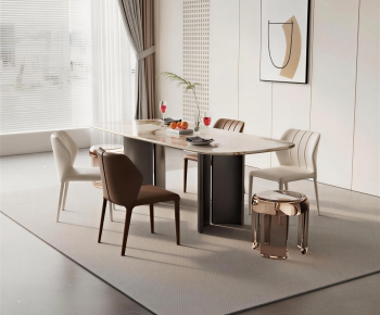 Modern Dining Table And Chairs-ID:160360105