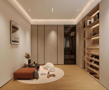 Modern Clothes Storage Area-ID:447228911