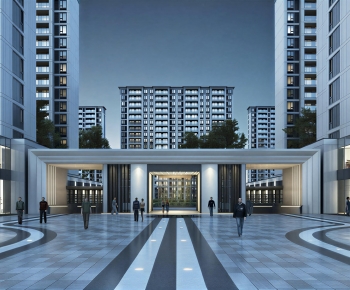 Modern Residential Building-ID:655217895