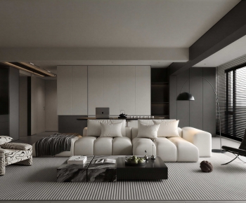 Modern A Living Room-ID:448165892