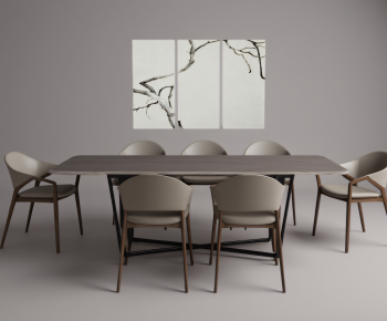Modern Dining Table And Chairs-ID:955214022