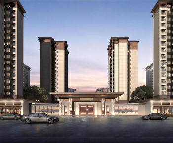 New Chinese Style Residential Building-ID:266905074