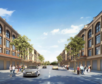 European Style Commercial Street-ID:926052092