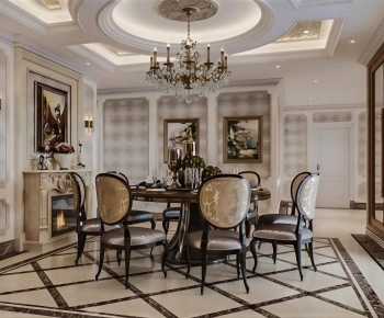 European Style Dining Room-ID:401664026
