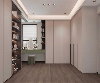 Modern Clothes Storage Area-ID:995110995