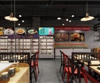 Industrial Style Barbecue Restaurant-ID:394665963