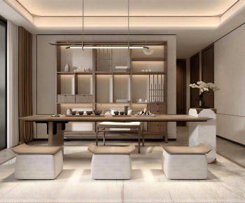 New Chinese Style Tea House-ID:229485032