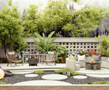 Modern Courtyard/landscape-ID:826622016