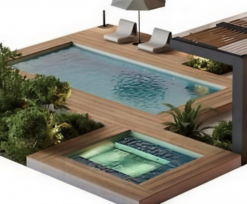 Modern Courtyard/landscape-ID:843642956