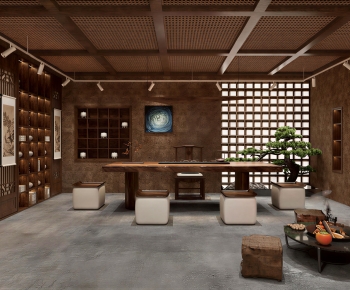 New Chinese Style Tea House-ID:758419055