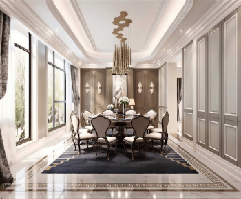 European Style Dining Room-ID:378182891