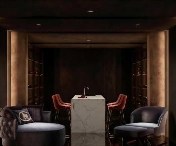 Modern Wine Cellar/Wine Tasting Room-ID:899655104