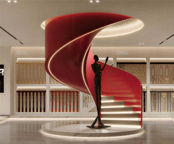 Modern Exhibition Hall-ID:599410569