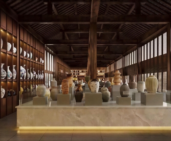 Chinese Style Exhibition Hall-ID:562760114