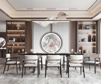 New Chinese Style Dining Room-ID:219386106