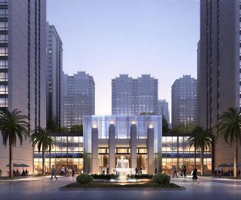 Modern Facade Element-ID:235754016
