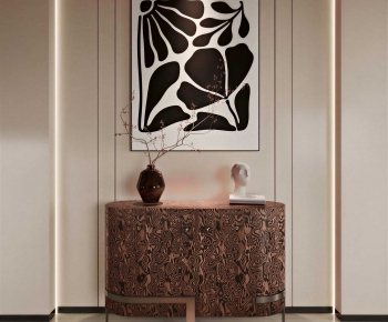 Modern Entrance Cabinet-ID:131818067
