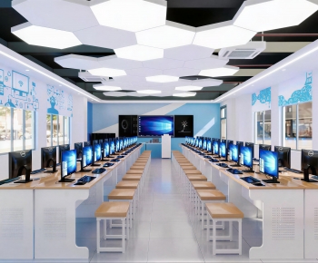 Modern School Classrooms-ID:353658913