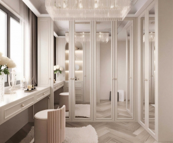 Modern Clothes Storage Area-ID:398730047