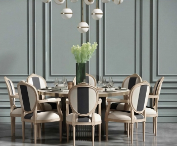 Modern Dining Table And Chairs-ID:970366003
