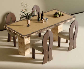 Modern Dining Table And Chairs-ID:209851038