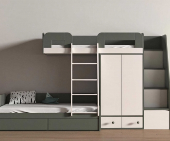 Modern Bunk Bed-ID:497375019