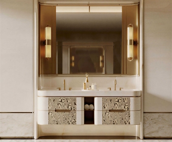 Modern Bathroom Cabinet-ID:398195032