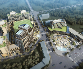 Modern Architectural Bird's-eye View Planning-ID:226510058