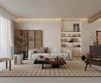 Modern A Living Room-ID:664494046