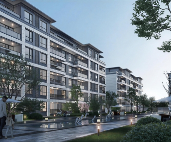 Modern Residential Building-ID:147234929