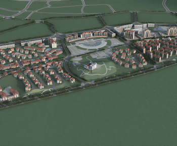 Modern Architectural Bird's-eye View Planning-ID:322195052