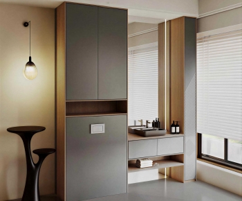 Modern Bathroom Cabinet-ID:971191887