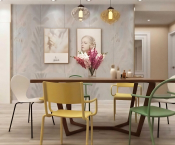 Modern Dining Table And Chairs-ID:939383032
