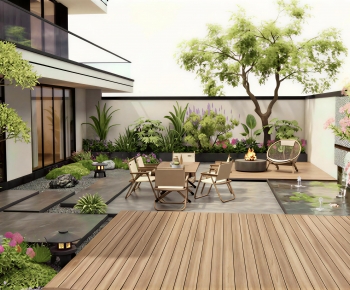Modern Courtyard/landscape-ID:640242108