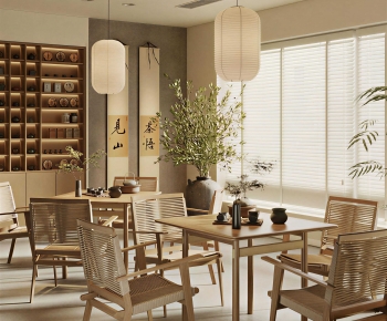 New Chinese Style Teahouse Tea House-ID:962315081
