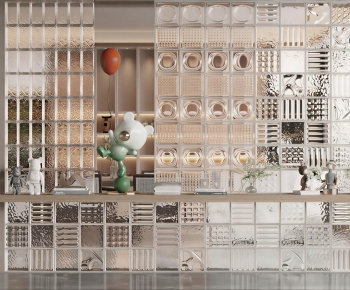 Modern Glass Screen Partition-ID:135220056