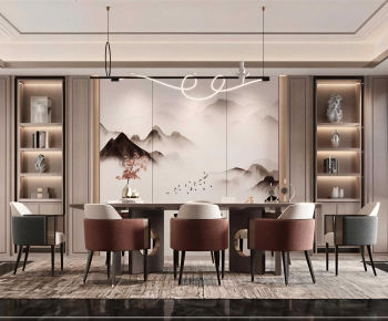 New Chinese Style Dining Room-ID:113430066