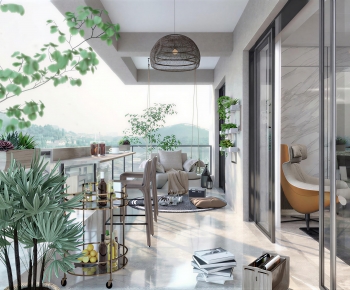 Modern Leisure Balcony-ID:705074076