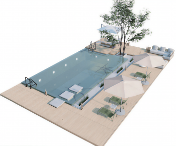 Modern Swimming Pool-ID:752921133