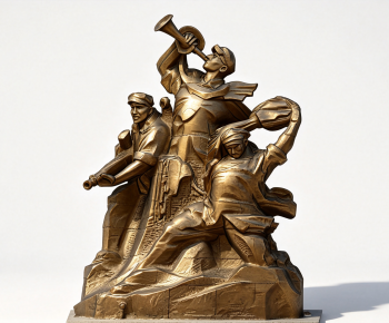 Chinese Style Sculpture Sketch-ID:693561085