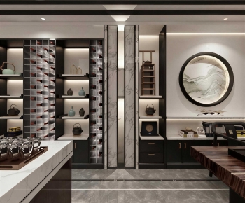 New Chinese Style Tea House-ID:511899049